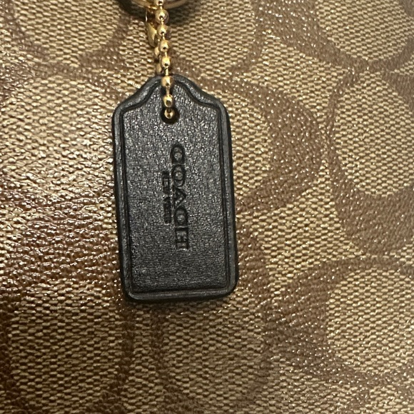 Coach Mollie Tote 25 C4259 in Brown and Black Signature Pattern - Picture 3 of 15